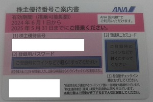 ＡＮＡ　株主優待　１枚　最新