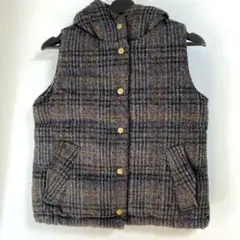 HARRIS TWEED×FREAKS STORE down vest ab