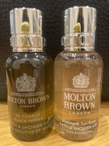 モルトンブラウンMOLTONBROWN イギリス王室御用達全身洗顔料30ml 持ち運旅行用ボディシャンプーシャワージェルブラックペッパージャスミン