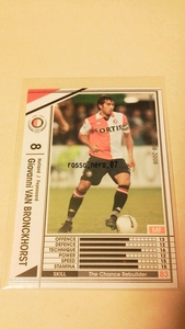 ☆WCCF2008-2009☆08-09☆187☆白☆ジオバンニ・ファン・ブロンクホルスト☆フェイエノールト☆Giovanni Van Bronckhorst☆Feyenoord☆