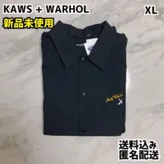 KAWS + WARHOL カウズ＋ウォーホル コーチジャケット XLサイズ