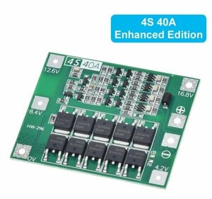 18650 バッテリー保護ボード BMS/PCM/PCBリチウムポリマー 4S 40A 16.8V 在庫有　即納