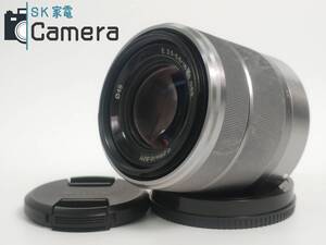 【中古】 SONY E 18-55ｍｍ F3.5-5.6 OSS SEL1855 ソニーキャップ付