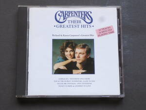 CD　CARPENTERS カーペンターズ "THEIR GREATEST HITS"