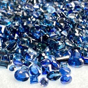 1円〜!!大量!!［天然サファイアおまとめ200.5ct］j 約40.1g ルース 裸石 宝石 Sapphire コランダム jewelry ジュエリー ブルー w4た26