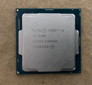 【中古動作品】intel core i5-9400 2.9GHz LGA1151 第9世代