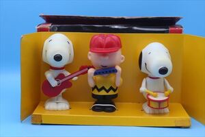 90s Peanuts Animated Wind-Up Toy Set/チャーリーブラウン&スヌーピー/ヴィンテージ/ゼンマイトイ/169426881