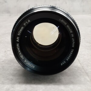 FN-250117-198-J2 KONICA コニカ HEXANON AR 50mm F1.4 7633685 マニュアルフォーカス レンズ