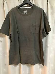 【無印良品】半袖Tシャツ/L★グレー★メンズ★USED