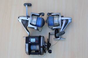 3台セット・ダイワ Daiwa タナセンサーTANASENSOR GS-50 電動リール//SHIMANO ACCORT(アコルト)6000 シマノ スピニングリール