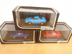 hpi lancia Stratos HF　stradale ３台まとめ●Blue:979●light blue:986●Red:8043　レーシングカー　ミニカー　ランチア・ストラトス