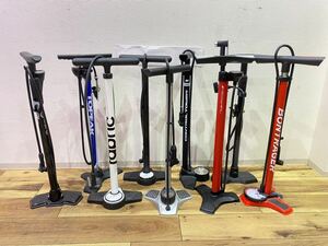 ■中古■BONTRAGER ボントレガー　など フロアポンプ　まとめ売り　９点セット エアーポンプ　空気入れ ロードバイク アクセサリー P0914