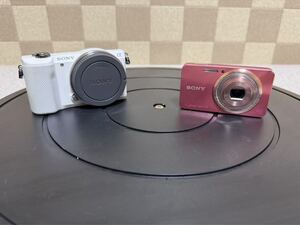 SONY ソニー Cyber-shot DSC-W570 コンパクトデジタルカメラ/ a5000 ミラーレス一眼カメラ ILCE-5000 ※現状 ジャンク品 