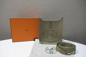 【新品】 エルメス HERMES エヴリン16 TPM W刻印 2024年 ベージュマルファ バッグ トリヨンクレマンス BOX付 BRB・バッグ・財布