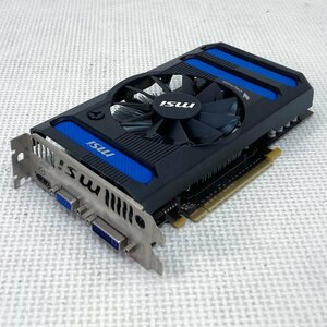 中古グラフィックカード 動作確認済 WinXP～Win10 LINUX ★ MSI NGeForce GTX 550 Ti GDDR5 1GB 192bit VGA/DVI/HDMI #2092-K