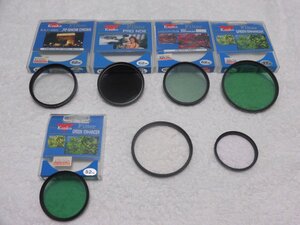 E083／ジャンク品【Nikon ニコン／Kenko Filter ケンコー フィルター色々まとめて 計7点】カメラ用品/