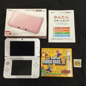 Nintendo SPR-001 ニンテンドー 3DS LL ゲーム機 本体 Ｎｅｗスーパーマリオブラザーズ2 ソフト セット