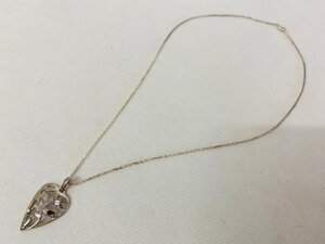 シルバーネックレス ハートモチーフ SILVER 925刻印