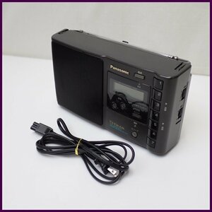 ◆Panasonic/パナソニック FM/AMポータブルラジオ 3バンドラジオ RF-U70/日本製/電源コード付き/オーディオ/動作品&0000003850