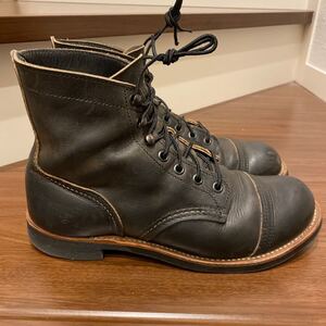 廃盤品 REDWING レッドウィング 8086 Iron Ranger アイアンレンジャー チャコールラフアンドタフ アイリッシュセッター 茶芯 エンジニア