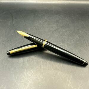 【TOA0615.9-2】1円～ PILOT パイロット Elite エリート 万年筆 ペン先 刻印 18K 750 18金 筆記未確認 黒 ブラック 金 現状保管品