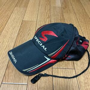 Daiwa ダイワ　スペシャル　フィッシングキャップ　ブラック　WIND STOPPER 黒　ブラック　メッシュ　　帽子