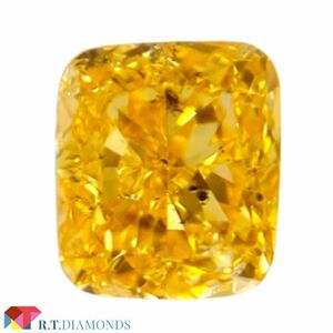 FANCY VIVID YELLOW ORANGE 0.336ct X/RT2263/CGL