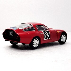 海外限定 1/43 IXO アルファロメオ　TZ 1964 ル・マン Le mans 24h レースカー レトロ 昭和の名車 旧車 イタリア車 Alfa romeo 1円 123102