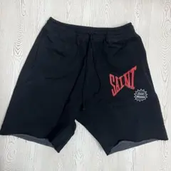 SAINT Mxxxxxx SWEAT SHORTS BK ショーツ M