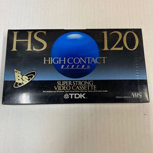 TDK VHS ビデオカセットHS120 耐久性 ハイコンタクト 年代物