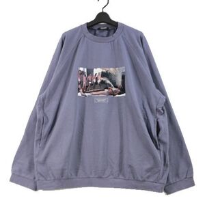 UNDERCOVER アンダーカバー 24SS ミニウラケ Helen ルーズパッチ SWEAT スウェット The Exorcism 5 グレーブルー