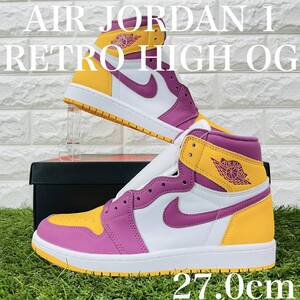 ナイキ エアジョーダン 1 レトロ ハイ OG ブラザーフッド NIKE AIR JORDAN 1 RETRO HIGH AJ1 メンズスニーカー 27.0cm 送料込 555088-706