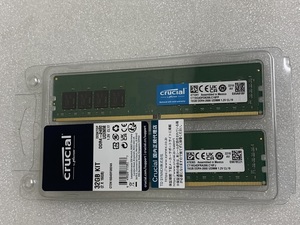 CRUCIAL PC4-2666V 16GB 2枚組 DDR4 32GB DDR4 デスクトップ用メモリ DDR4- PC4-21300 16GB 2枚 32GB DDR4 DESKTOP RAM