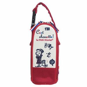 ♪新品　Le Petit Nicolas　プチ・ニコラ　保冷　哺乳瓶ケース　ボトルホルダー　No2　赤