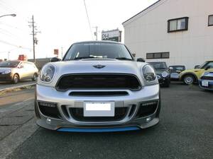 10-16 R60 MINI COUNTRYMAN AG-STYLE フロントバンパー LEDデイライト付 （FRP）