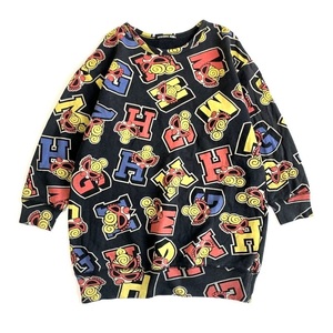 HYSTERIC MINI ヒステリックミニ A to Z MINI アルファベット 総柄 スウェット ワンピース size:130 キッズ/子供服 HYSTERIC GLAMOUR HG