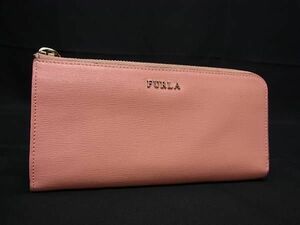 FURLA フルラ レザー L字ファスナー 長財布 ウォレット 小銭入れ 札入れ レディース ベージュ系 DE9995