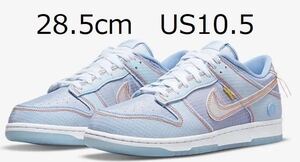 28.5cm UNION × Nike Dunk Low Passport Pack Argon /Hyper Royal US10.5 ユニオン ナイキ ダンク ロー アルゴン AIR JORDAN 1 DJ9649-400