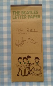 激レア＆貴重メモリアル・グッズ　　BEATLES【LETTER PAPER】80´s当時物