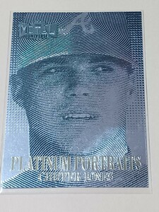 1997 Metal Universe Platinum Portraits Chipper Jones インサートカード　90年代インサート　チッパー・ジョーンズ　ブレーブス