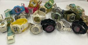 【ジャンク時計】 CASIO カシオ Baby-G ベビーG ×18 mini ×1 色々 まとめて/おまとめ 19点 ※商品説明欄にも画像有