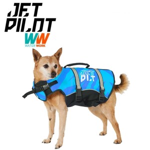 ジェットパイロット JETPILOT 2024 ドッグ ベスト DOG PFD JA23012-1 ブルー S ライフジャケット 犬 ペット