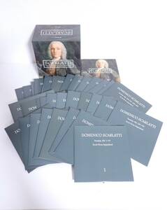 J707/6B◆DOMENICO SCARLATTI ドメニコ・スカルラッティ ピアノソナタ CD34枚 中古品◆