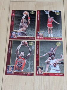 Michael Jordan rodman pippen kukoc セット 1995-96 upper deck sp championship