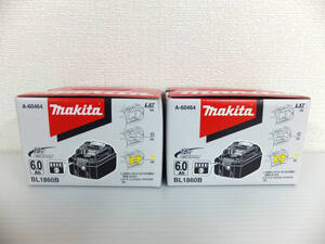 C1325 新品 未使用 makita マキタ 純正 バッテリー BL1860B 18V 6.0Ah 2個セット まとめ 電動工具