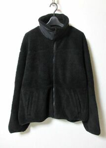 23AW MINEDENIM マインデニム Military Boa Blouson ボア フリース ジャケット 黒 