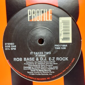 ROB BASE & D.J.E-Z ROCK / IT TAKES TWO /USオリジナル/バトブレネタ