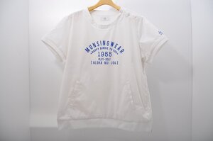 coco 中古 マンシングウェア Munsing wear レディース 半袖シャツ 3L 白 メッシュ裏地 大きいサイズ レターパックプラス発送可 81394