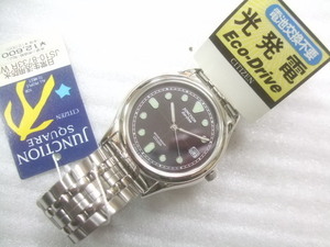 新品メンズシチズンジャンクションEco-Drive光発電腕時計定価12600円動品　N831
