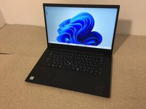 Lenovo ThinkPad P1 gen2 Core i7-2.6GHz(9750H)/16GB/SSD256GB/15.6型/Win11Pro64bit/Quadro T1000 動作確認済